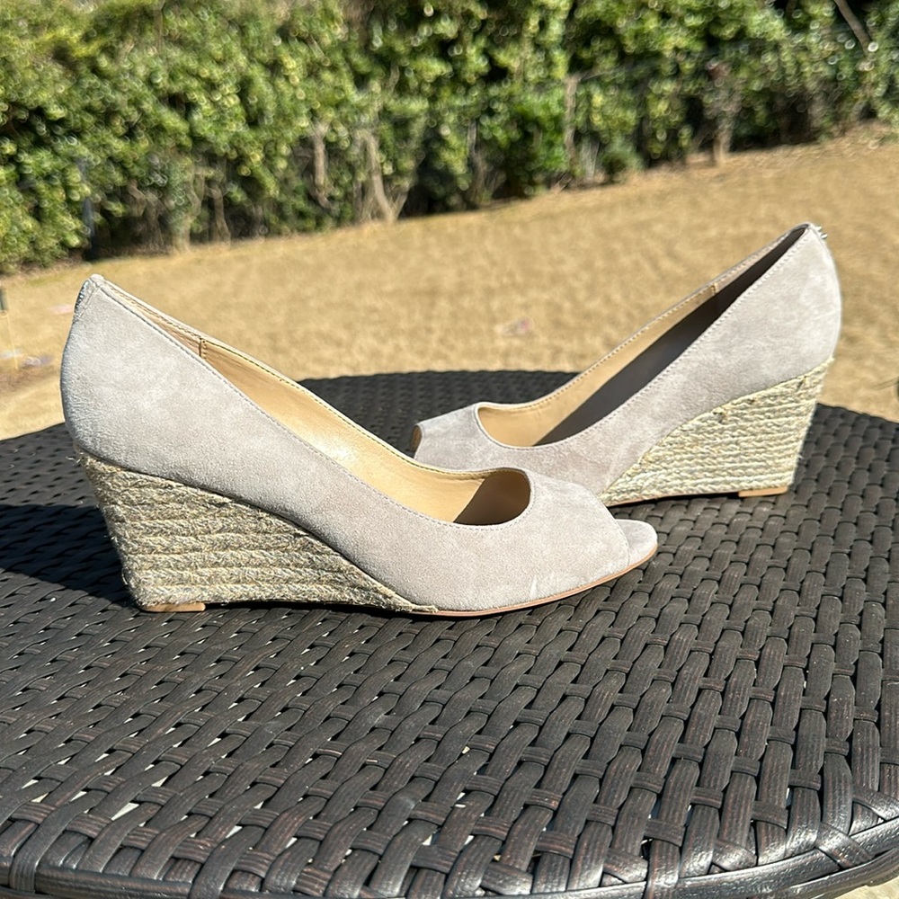 Judith Ripka Wedge Suede Shoes